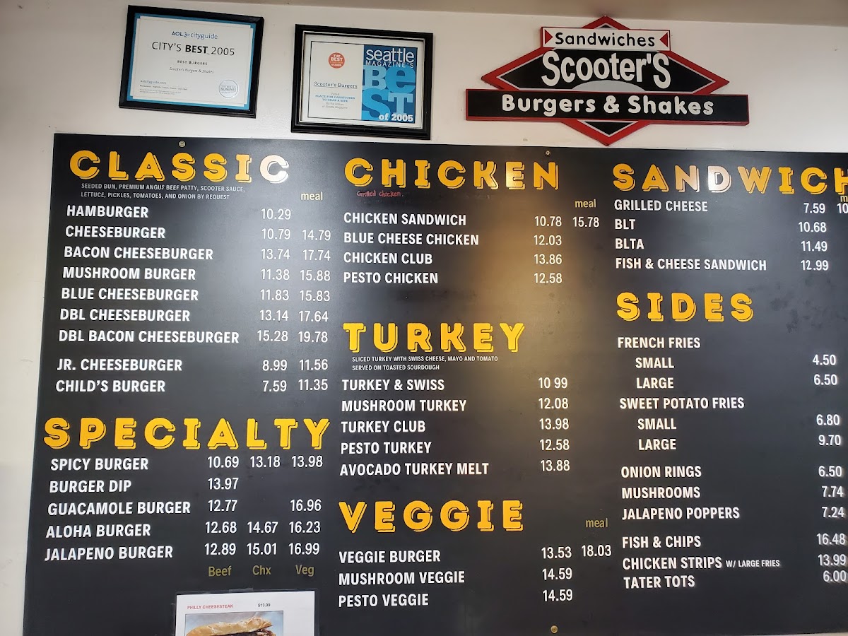 Scooter's Burgers Menu - Image 2