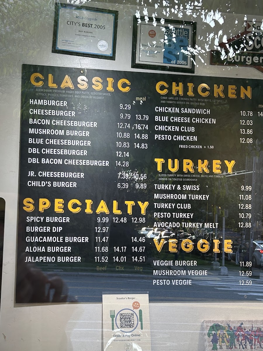Scooter's Burgers Menu - Image 6